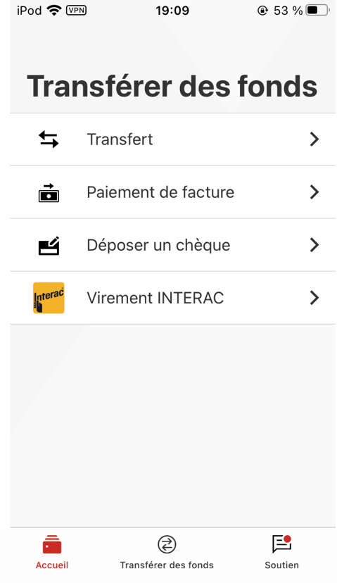 Image reference on how to deposit a cheque: Select Deposit amount.