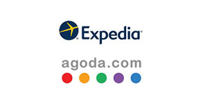 Expedia and Agoda logos