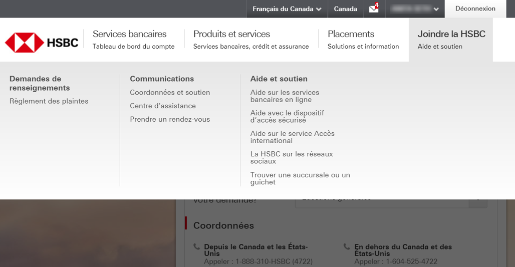 Supplementary image for Step 1 on contacting HSBC as mentioned above.