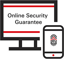 online security guarantee sign